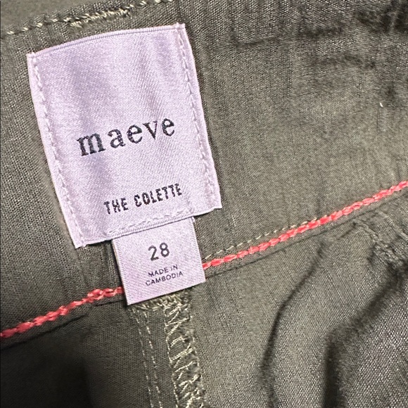 Anthropologie Maeve Colette Magic Fabric Crop Wide-Leg Pants - Picture 5 of 5